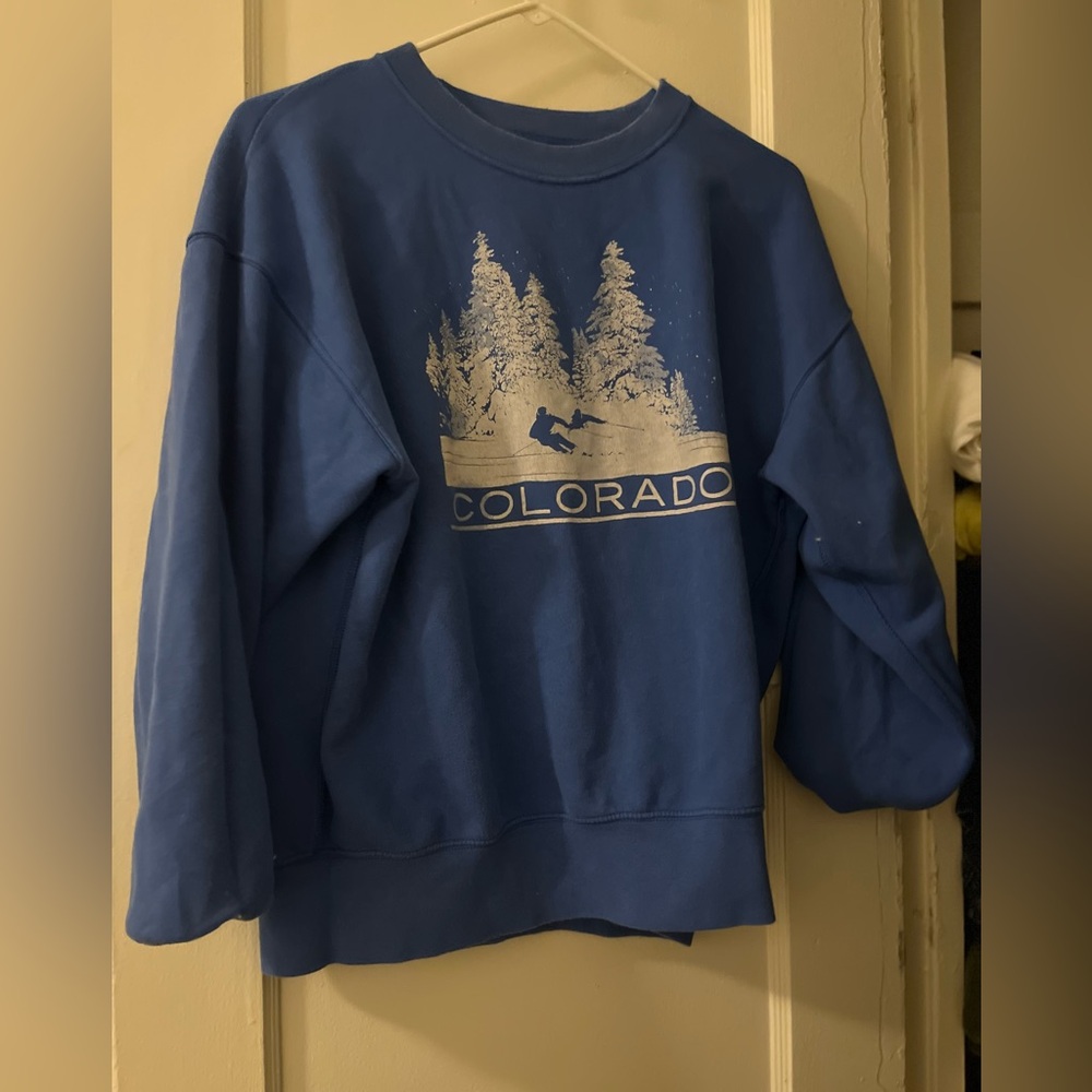 Blue sweater